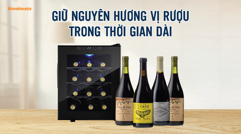 Giữ nguyên hương vị rượu trong thời gian dài Tủ rượu mini Hafele 539.15.060